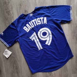 Majestic 'Bautista' Blue Jays Jersey